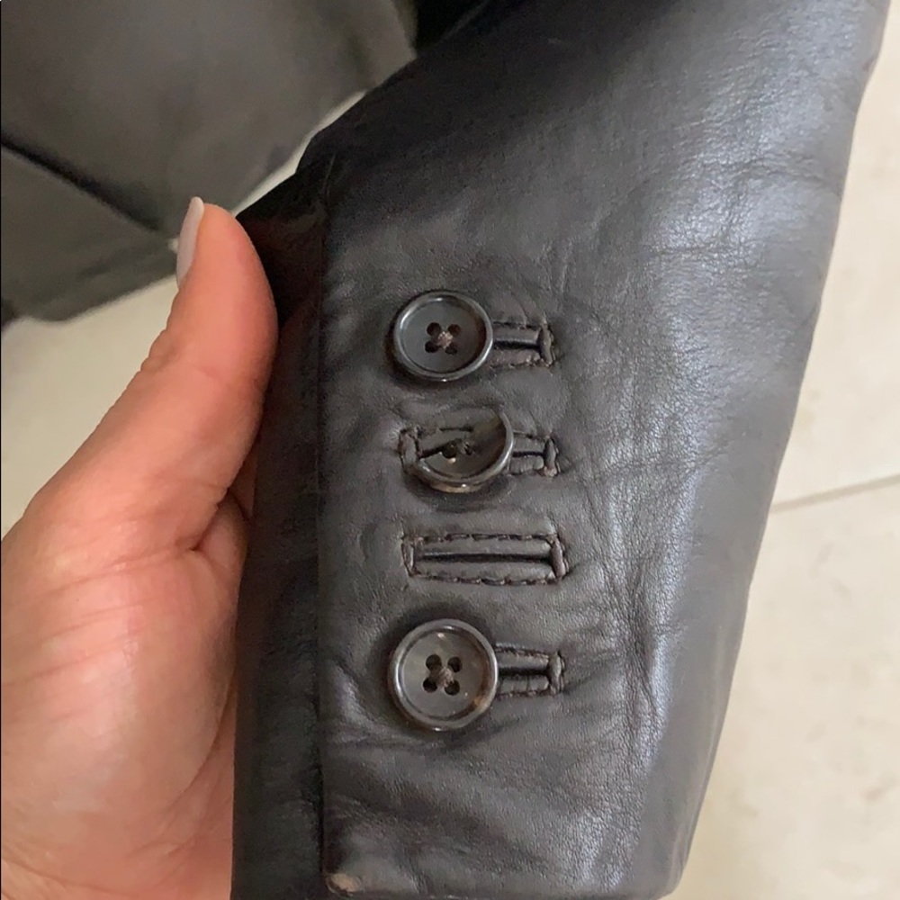 Men leather jacket - Picture 4 of 5